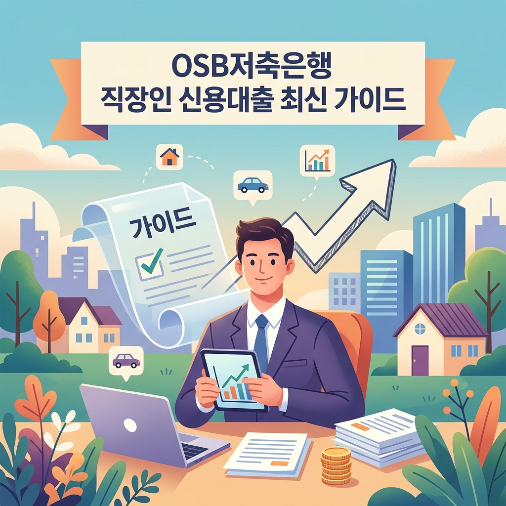 OSB저축은행 직장인 신용대출 최신 가이드