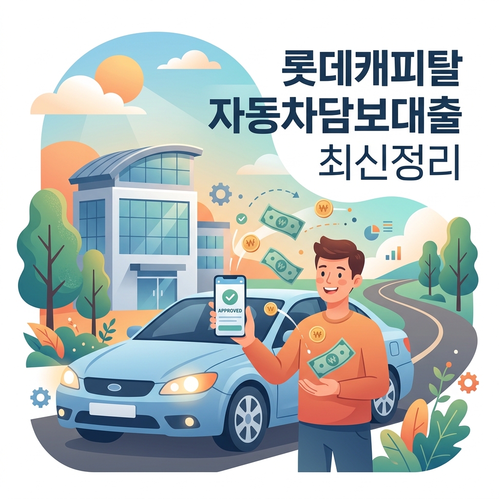 롯데캐피탈 자동차담보대출 최신정리