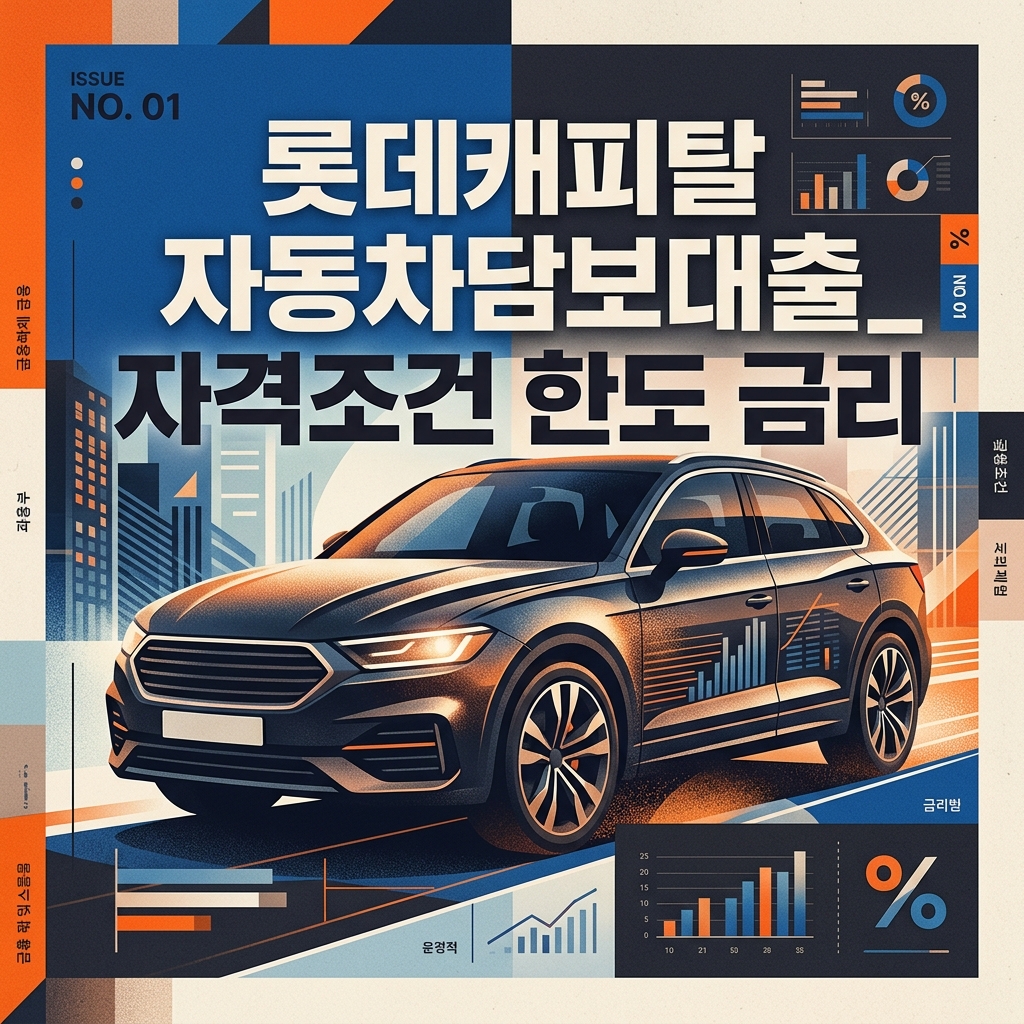 롯데캐피탈 자동차담보대출_자격조건 한도 금리