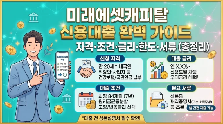 미래에셋캐피탈 신용대출