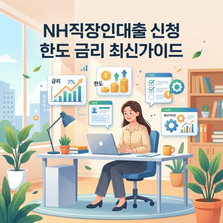 NH직장인대출 신청 한도 금리 최신가이드