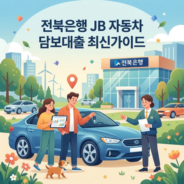 전북은행 JB 자동차 담보대출 최신가이드